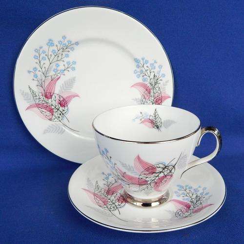 Royal Albert " Fancy Free " Trio - Made In England