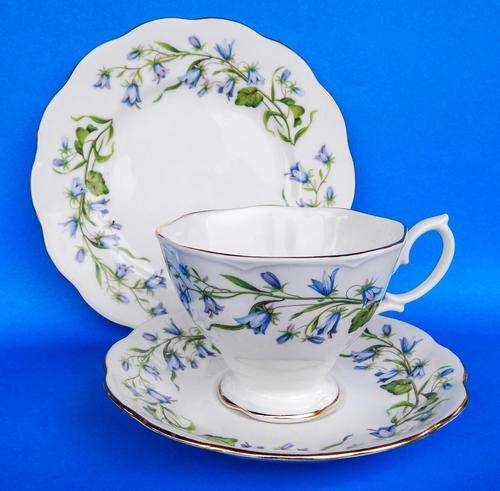 Royal Albert Pattern # 705 "Blue Bells" Trio - Made In England