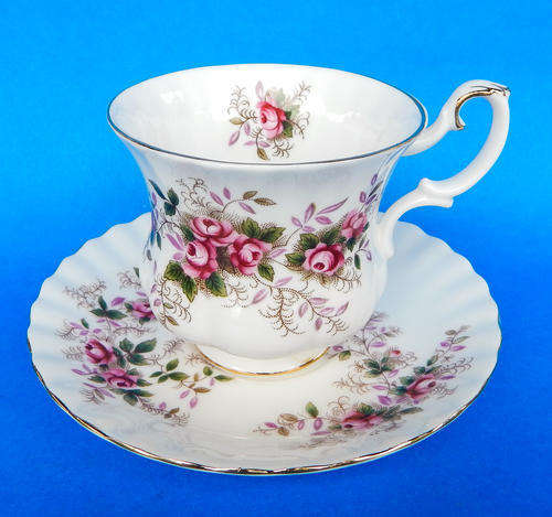 Royal Albert " Lavender Rose " Coffee Duo - Made In England