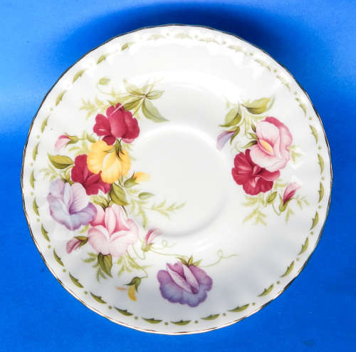 Royal Albert Flower Of The Month Duo - April - Sweet Pea - Made In England