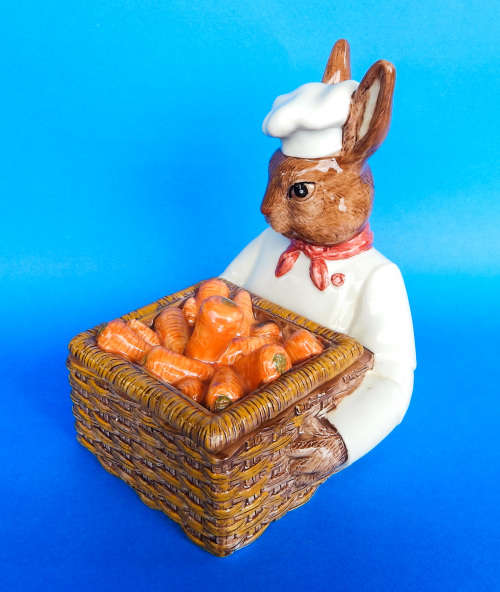 Royal Doulton Limited Edition " Country Manor Chef " Candy Box Bunnykins DBD 7