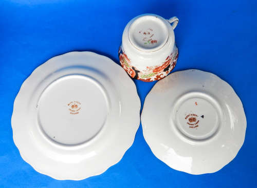 Royal Albert Crown China " Radium " Trio -1925-1927 - Made In England