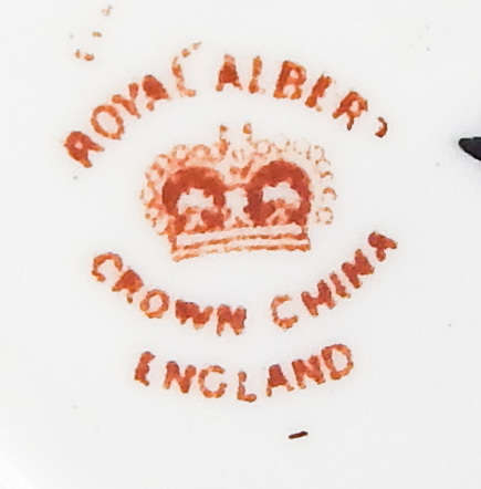 Royal Albert Crown China " Radium " Trio -1925-1927 - Made In England
