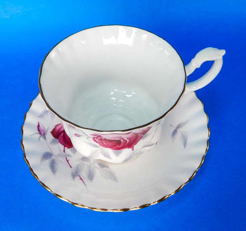 Royal Albert Un-Named " Rose " Pattern #371 Trio - Made In England