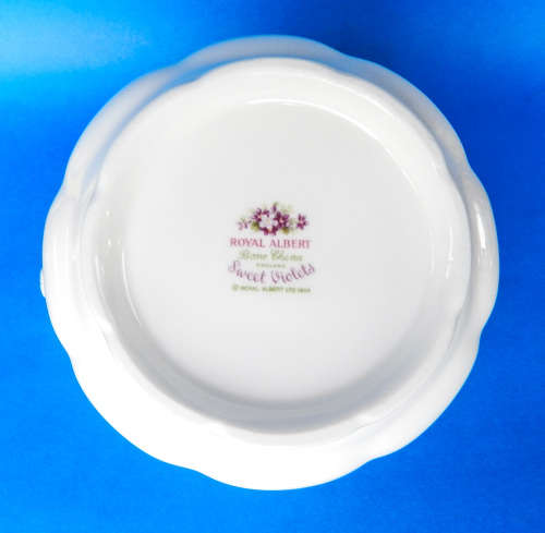 Royal Albert " Sweet Violets " Two Handled Lidded Sugar Bowl - Made In England