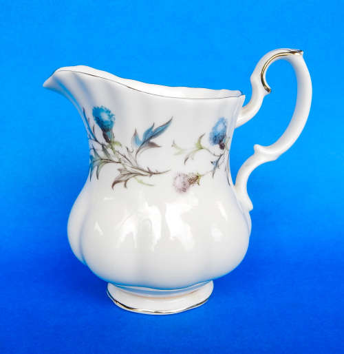 Royal Albert " Brigadoon ( Scottish Thistle ) " Creamer/Milk Jug - Small Size - Made In England