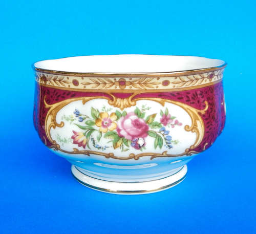 Royal Albert " Lady Hamilton " Sugar Bowl - Made In England