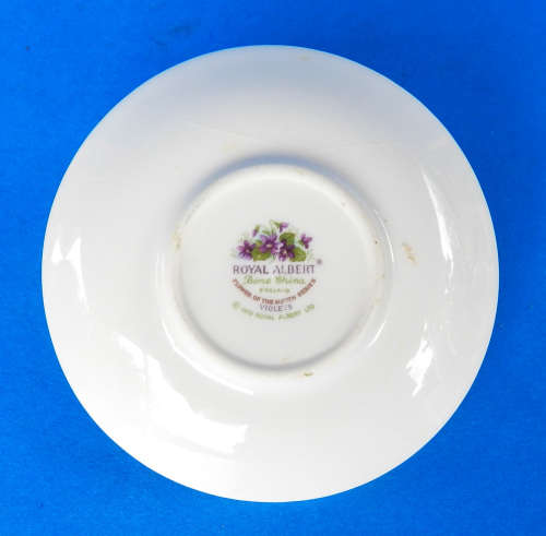 Royal Albert Flower Of The Month MINIATURE Duo - February - Violets - Made In England