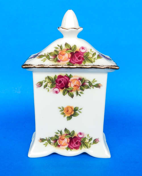 Royal Albert "Old Country Roses" Carriage Clock - Boxed - Made In England