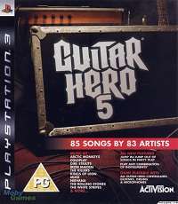 PS3 GUITAR HERO 5 / SAG / BID TO WIN / FREE SHIPPING
