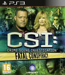 PS3 CSI CRIME SCENE INVESTIGATION FATAL CONSPIRACY / BID TO WIN / FREE SHIPPING