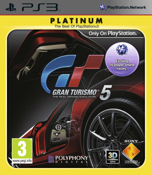 PS3 GT 5 PLATINUM / BID TO WIN / FREE SHIPPING