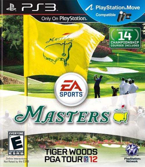 PS3 TIGER WOODS PGA TOUR 12 THE MASTERS / BID TO WIN / FREE SHIPPING