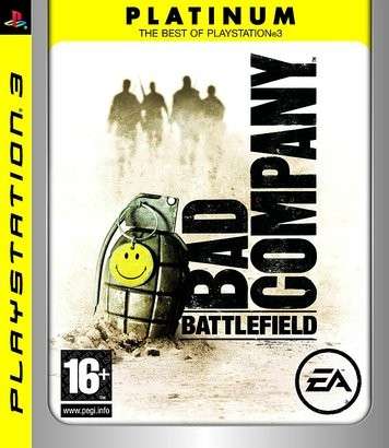 PS3 BATTLEFIELD BAD COMPANY PLATINUM / BID TO WIN / FREE SHIPPING