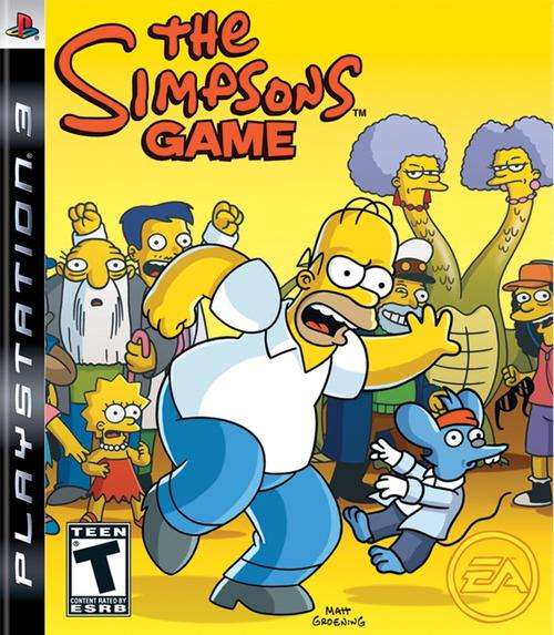 PS3 THE SIMPSONS GAME / BID TO WIN / FREE SHIPPING