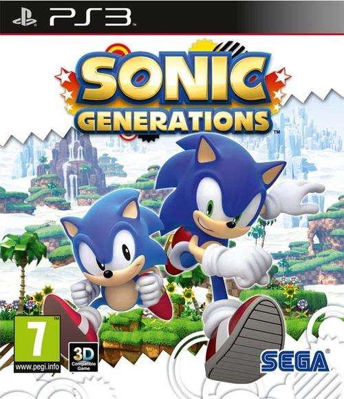 PS3 SONIC GENERATIONS / BID TO WIN / FREE SHIPPING