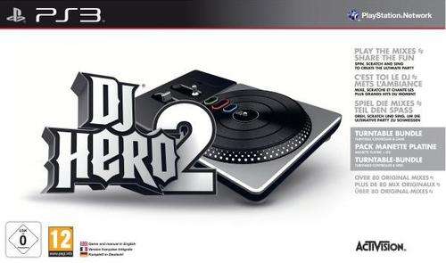 PS3 DJ HERO 2 TURNTABLE BUNDLE WITH DJ HERO / BRAND NEW (SEALED) / BID TO WIN / FREE SHIPPING