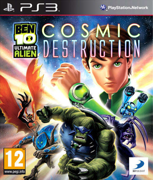 PS3 BEN 10 ULTIMATE ALIEN COSMIC DESTRUCTION / BID TO WIN / FREE SHIPPING