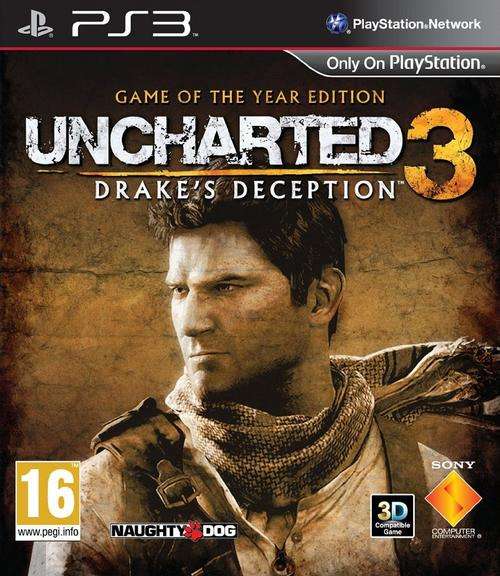 PS3 UNCHARTED 3 DRAKES DECEPTION GAME OF THE YEAR EDITION / BID TO WIN / FREE SHIPPING
