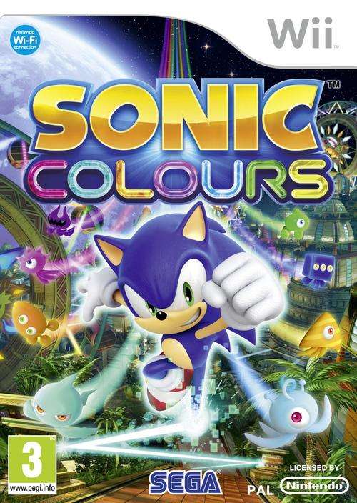 WII SONIC COLOURS / BID TO WIN / FREE SHIPPING
