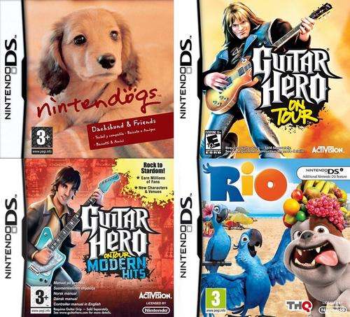 NINTENDO DS 4-GAMES BUNDLE / BID TO WIN