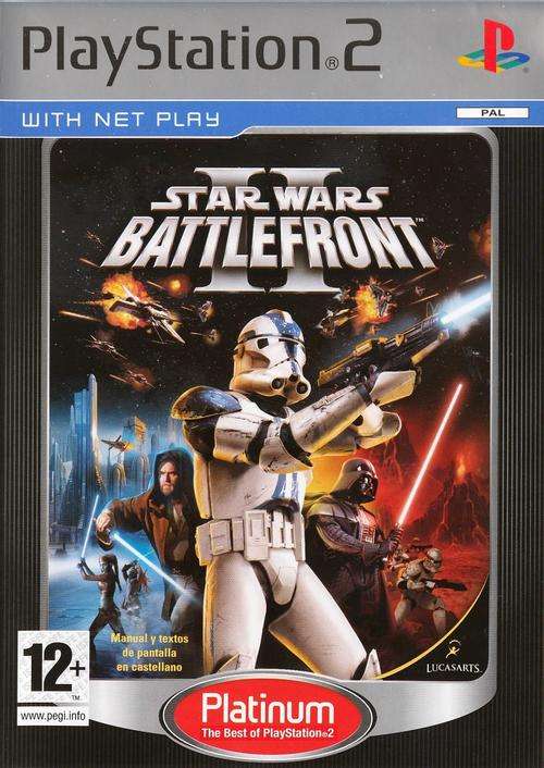 PS2 STAR WARS BATTLEFRONT II PLATINUM / BID TO WIN / FREE SHIPPING