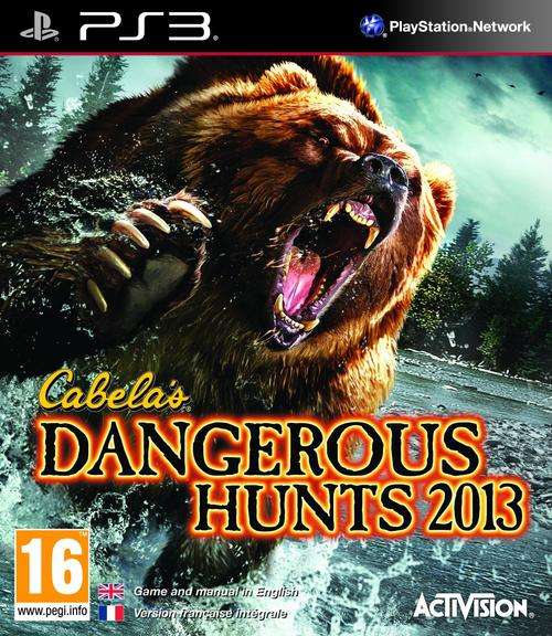 PS3 CABELAS DANGEROUS HUNTS 2013 / BID TO WIN / FREE SHIPPING