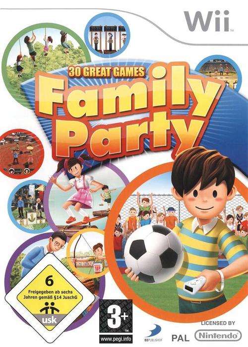 WII 30 GREAT GAMES FAMILY PARTY / BID TO WIN / FREE SHIPPING