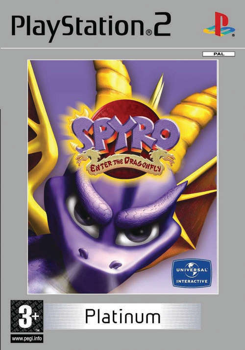 PS2 Spyro Enter The Dragonfly Platinum