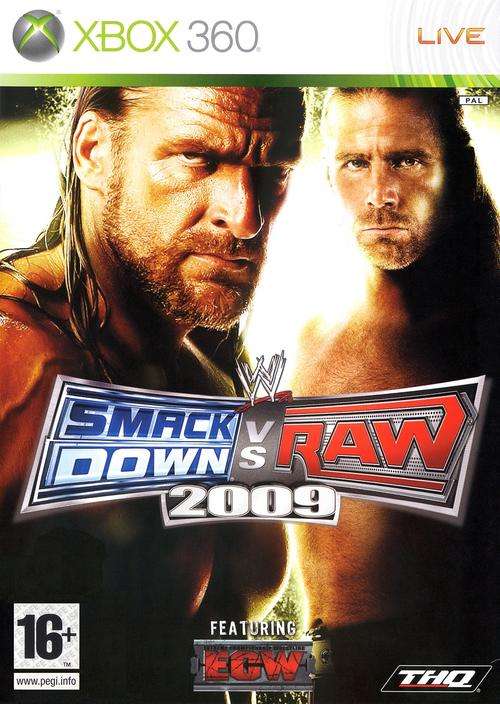 XBOX 360 WWE SMACKDOWN VS RAW 2009 / ORIGINAL PRODUCT