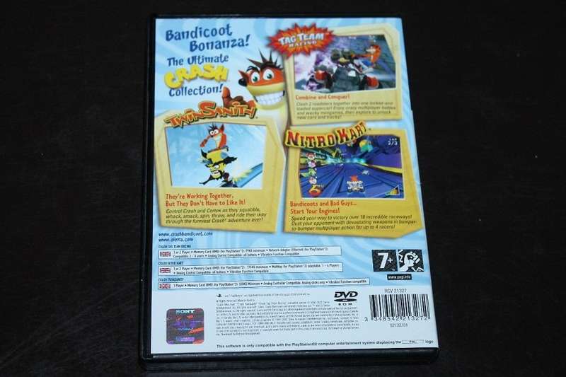 PS2 CRASH BANDICOOT ACTION PACK BUNDLE / BID TO WIN