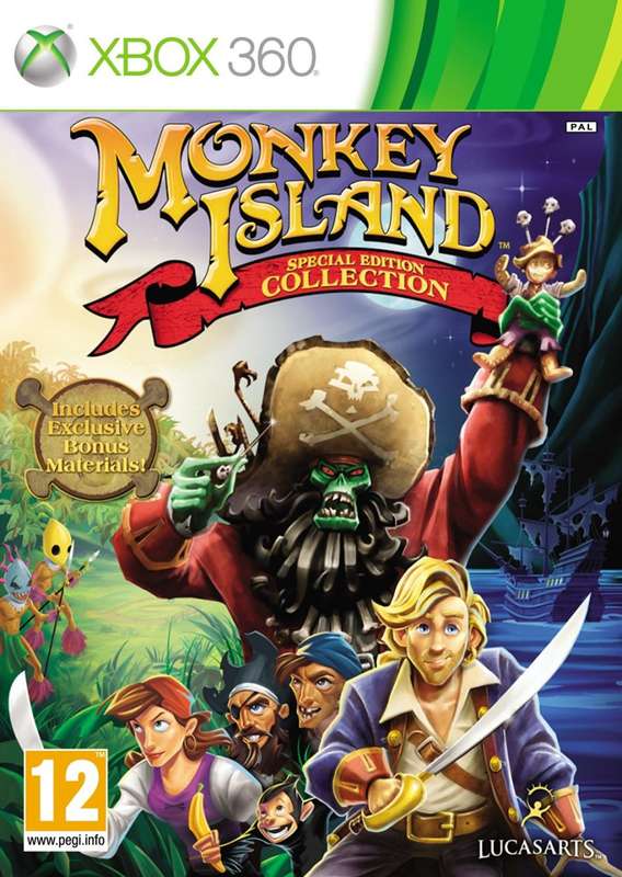 XBOX 360 MONKEY ISLAND SPECIAL EDITION COLLECTION / ORIGINAL PRODUCT / BID TO WIN