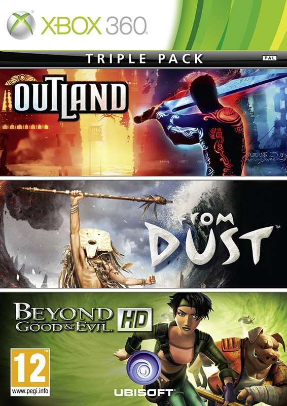 Xbox 360 Outland From Dust Beyond Good & Evil HD Triple Pack / Original Product