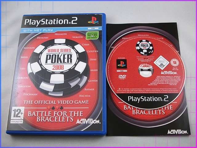 PS2 World Series Of Poker 2008 Battle For The Bracelets