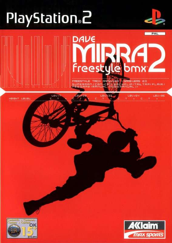 PS2 DAVE MIRRA FREESTYLE BMX 2 / AS NEW