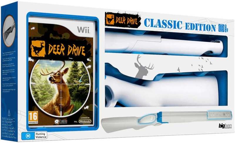 Wii Deer Drive Gun Bundle Classic Edition / Brand New (Sealed)