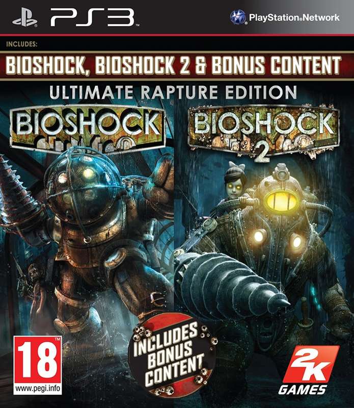 PS3 BIOSHOCK ULTIMATE RAPTURE EDITION BUNDLE / AS NEW / BID TO WIN