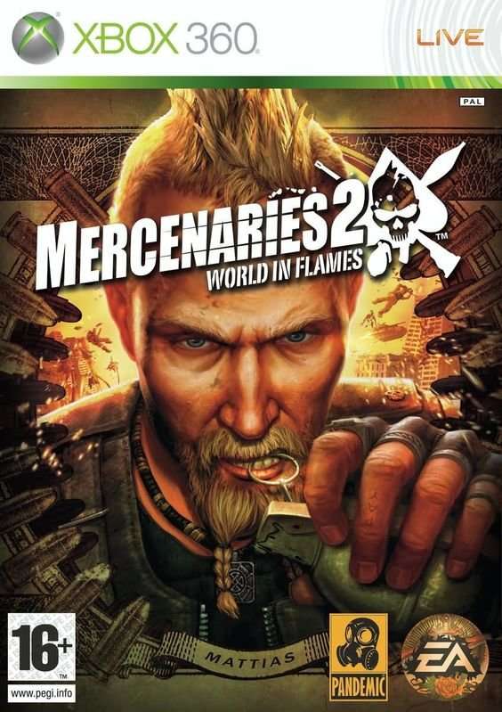 Xbox 360 Mercenaries 2 World In Flames / As New / Original Product