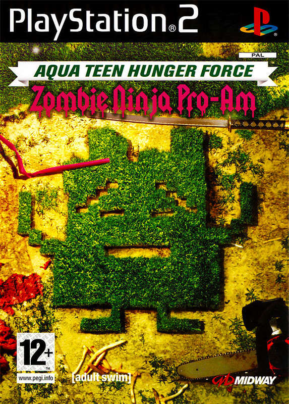PS2 Aqua Teen Hunger Force Zombie Ninja Pro-Am / As New