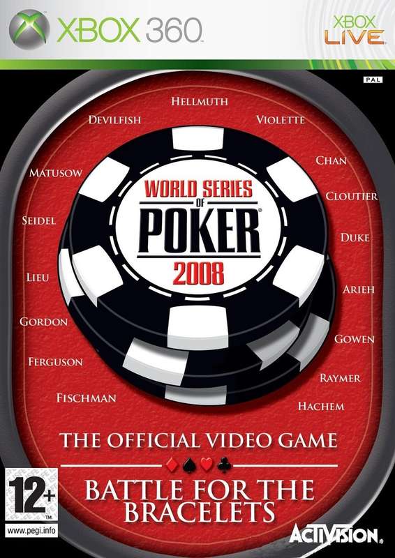 Xbox 360 World Series Of Poker 2008 Battle For The Bracelets