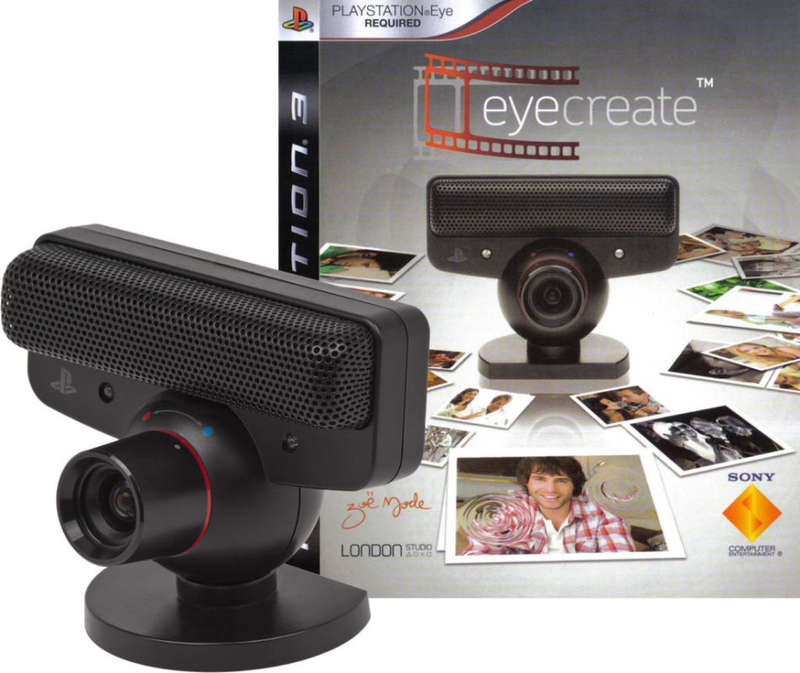 PS3 PLAYSTATION EYE CAMERA WITH EYECREATE BUNDLE / BRAND NEW (SEALED)