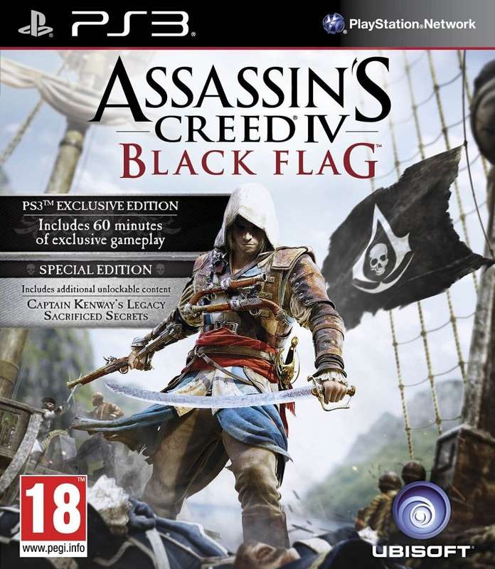 PS3 Assassins Creed IV Black Flag Special Edition / As New