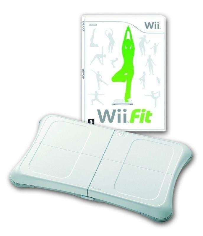 Wii Fit Game With Balance Board Bundle