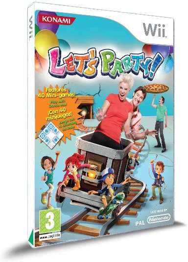 Wii Lets Party Game With Dance Mat Bundle / As New (Boxed)