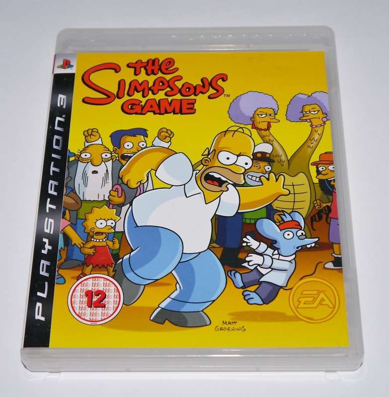 PS3 The Simpsons Game / As New