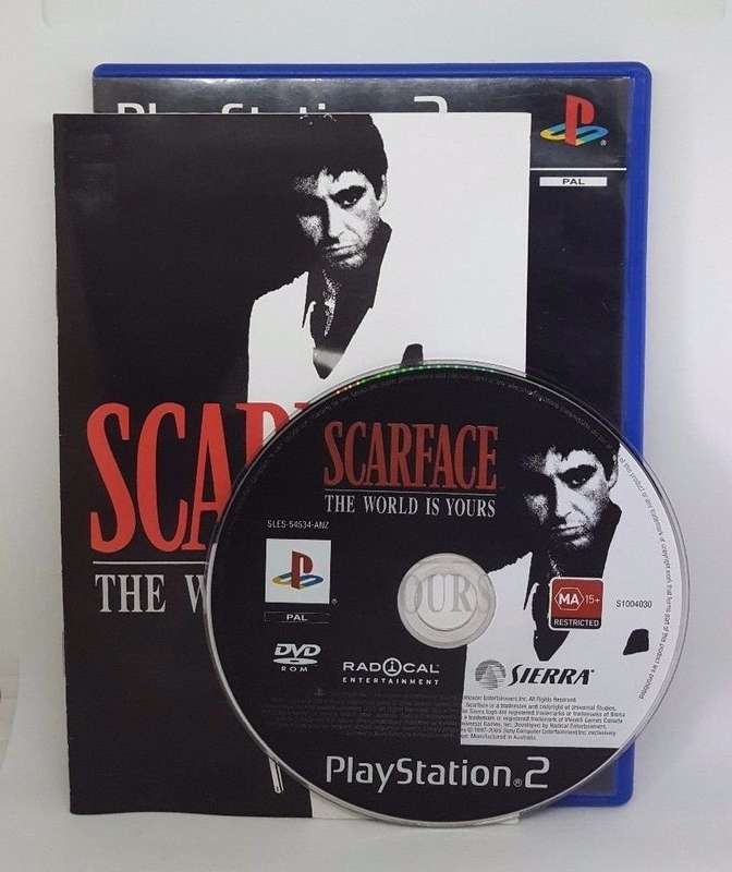 PS2 Scarface The World Is Yours