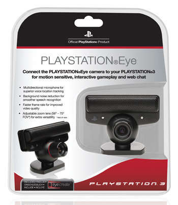 PS3 PLAYSTATION EYE CAMERA WITH EYECREATE BUNDLE / BRAND NEW (SEALED)