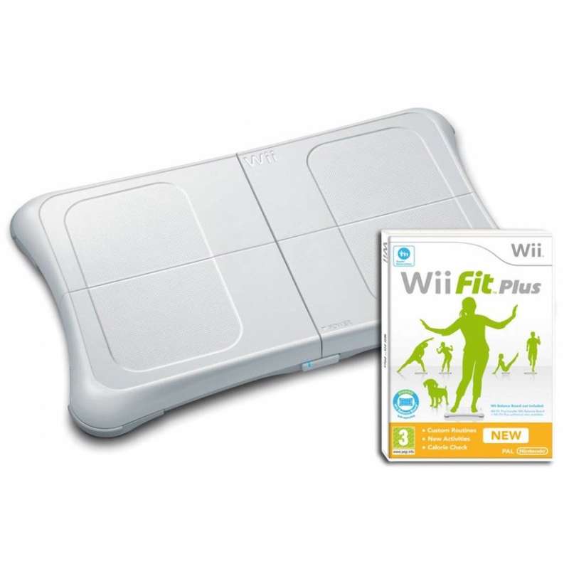 WII FIT PLUS GAME WITH BALANCE BOARD BUNDLE / AS NEW (BOXED) / BID TO WIN