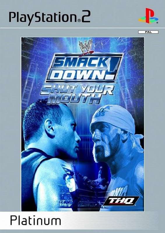PS2 WWE Smackdown Shut Your Mouth Platinum