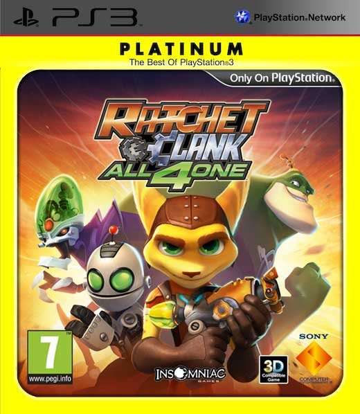 PS3 Ratchet & Clank All 4 One Platinum